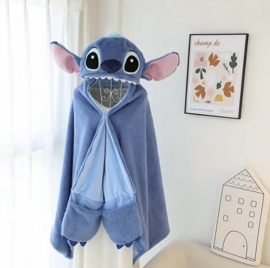 Hooded Stitch Cloak Blanket