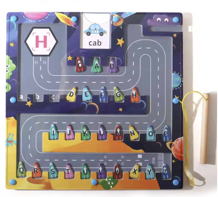 Rainbow Maze Learning Toy