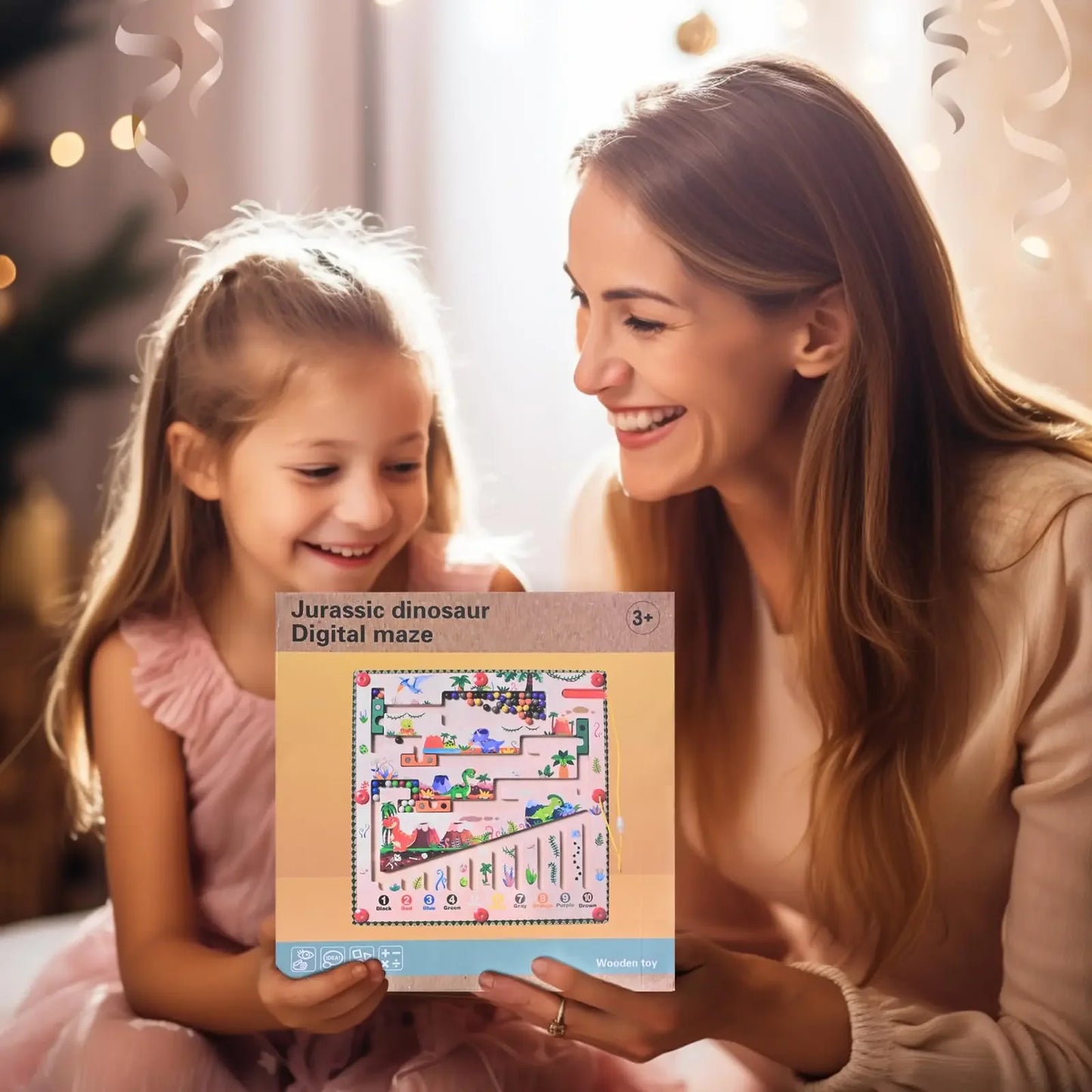 Rainbow Maze Learning Toy