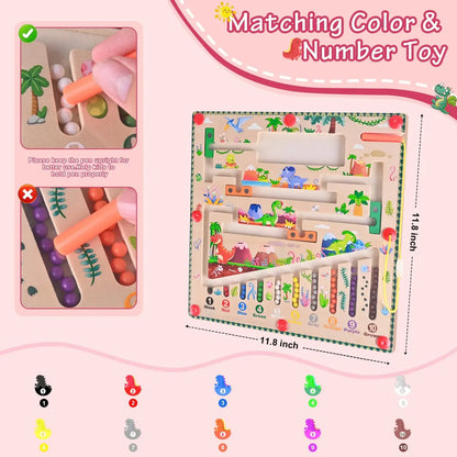 Rainbow Maze Learning Toy